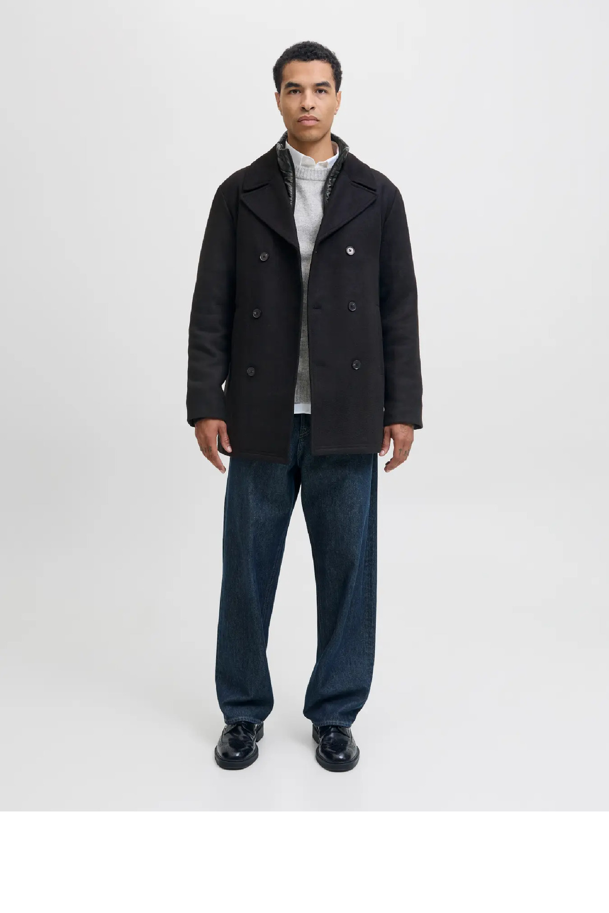 پالتو مردانه راسته آستین استاندارد | جک اند جونز Jack & Jones 12295099 - تصویر 4