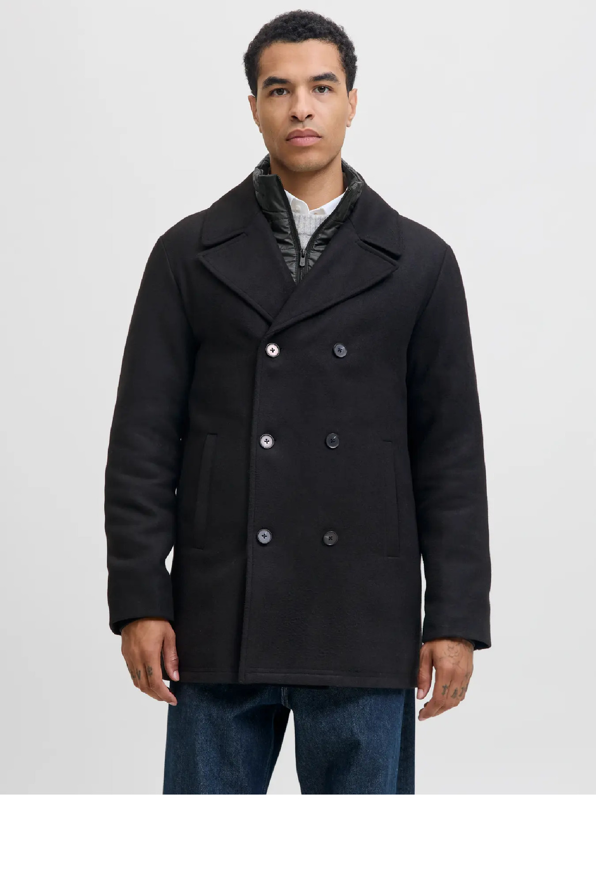 پالتو مردانه راسته آستین استاندارد | جک اند جونز Jack & Jones 12295099 - تصویر 2