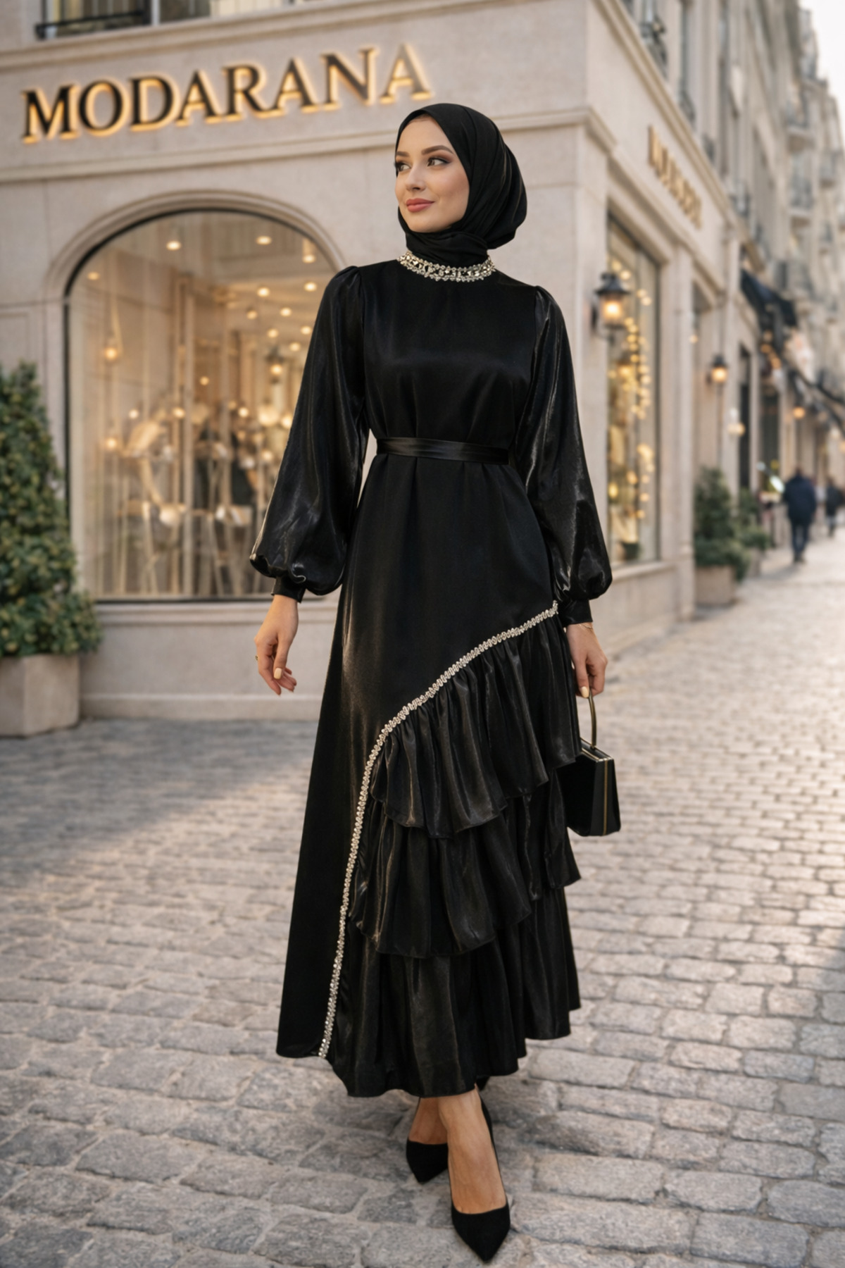 Modarana Ayaz Tesettür Abiye