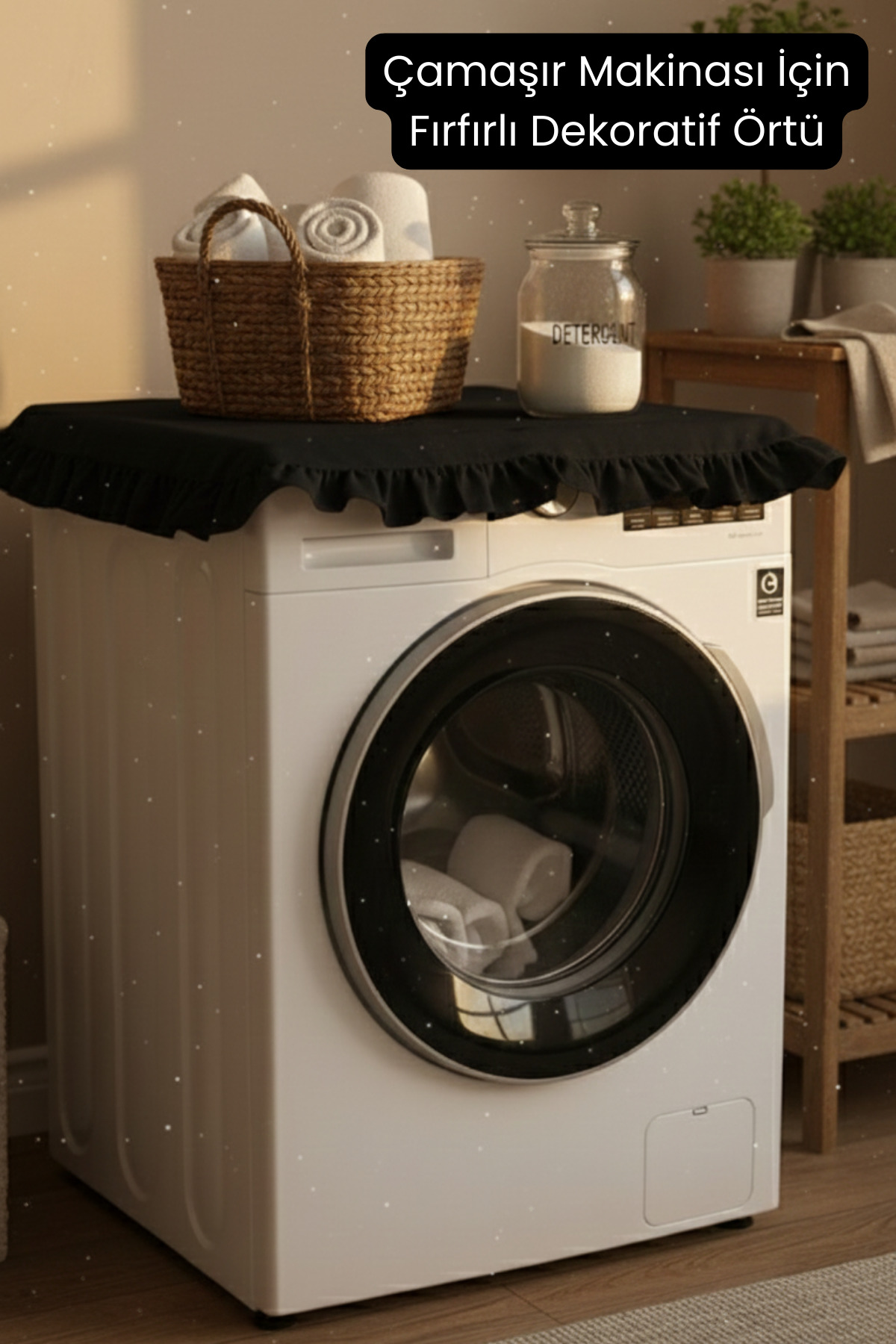 Joyrose Vintage Fırfırlı Çamaşır Makinesi Örtüsü - Çeyizlik Dekoratif Banyo Makine Kılıfı - Fiyatı, Yorumları
