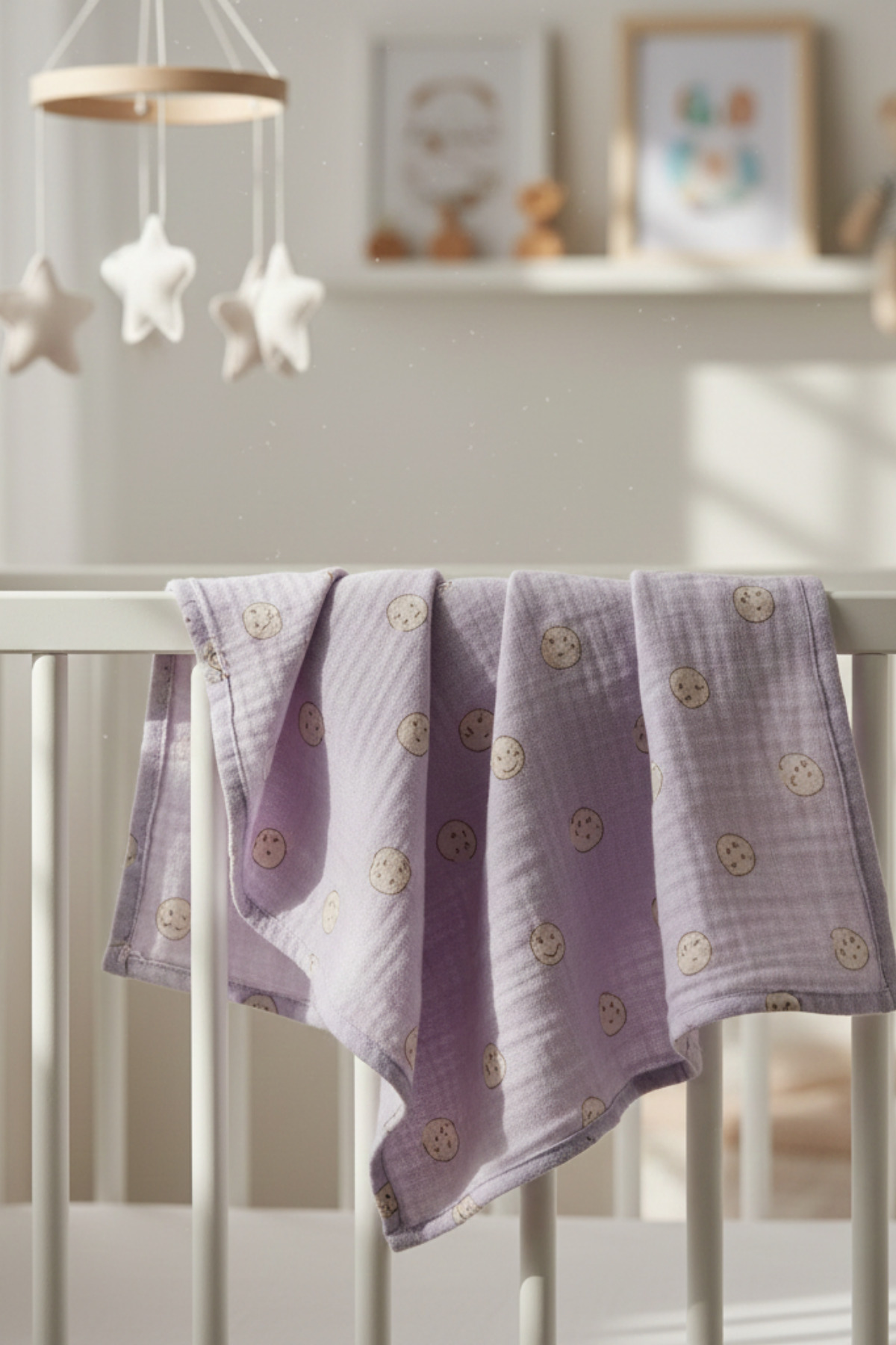 Joyrose 80x80 cm %100 Pamuklu Müslin Bebek Örtüsü - Çok Amaçlı Kundak, Puset ve Emzirme Örtüsü fotoğrafı 3 (önizleme)