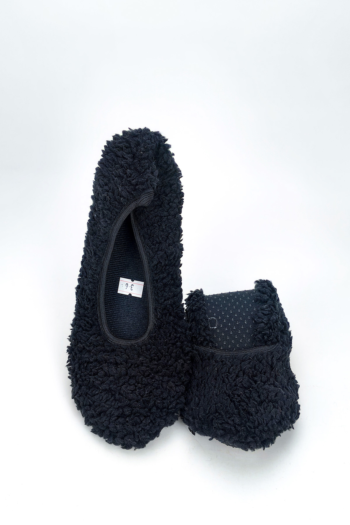 CEYDA SHOES Peluş Ev,hac,Umre Babeti,Çeyiz,Hediye, Günlük ,Tüylü Babet, Panduf, Patik, Gösteri Pisi Pisi görsel 5
