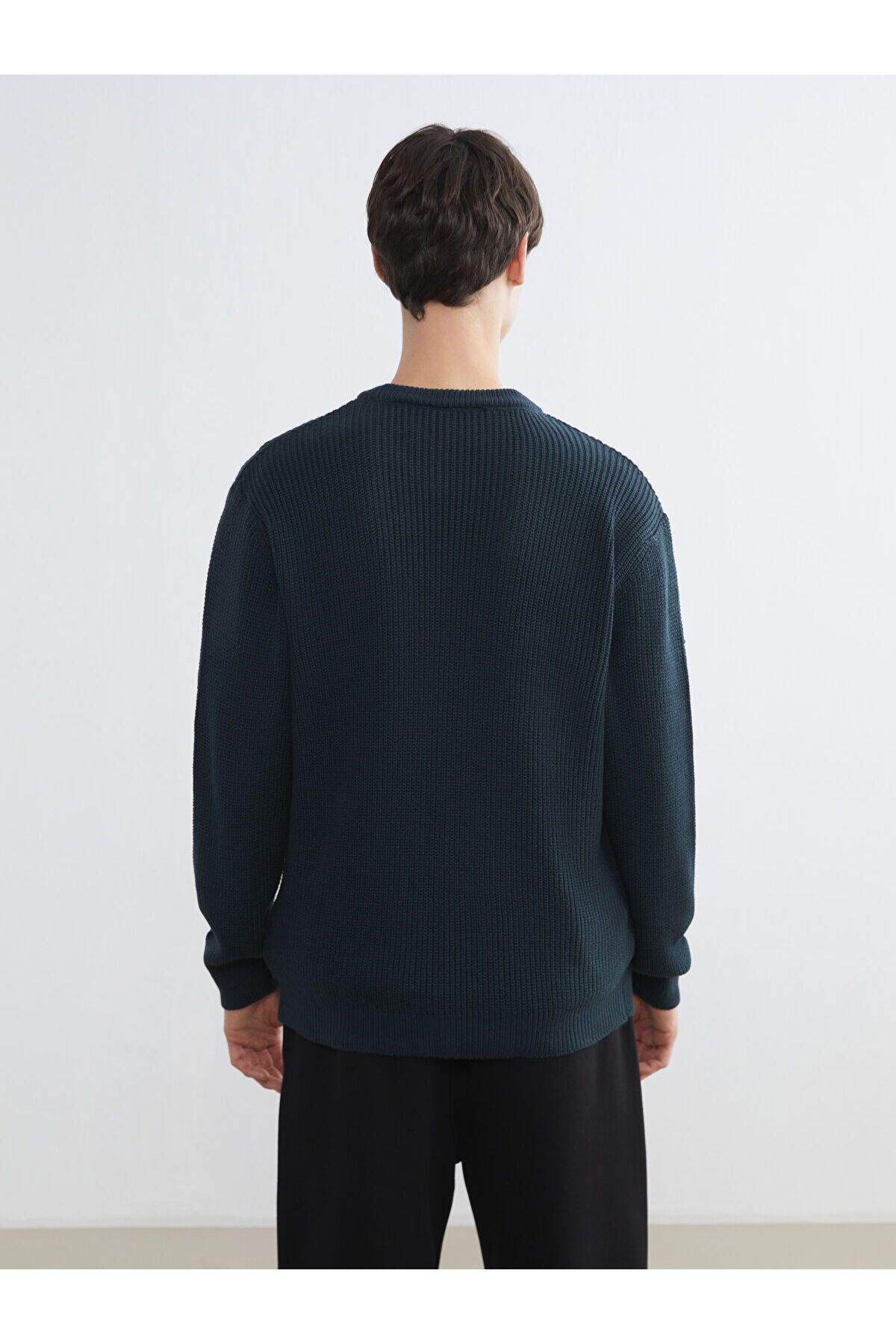 ژاکت بافتنی مردانه Crew Neck (W5) — طلایی W5G074Z8 — تصویر 4 از 6