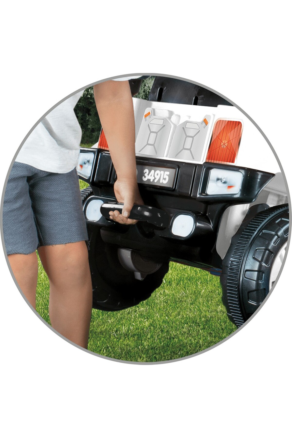 Dolu Oyuncak Sahara Beyaz 12 V Akülü Araba fotoğrafı 5 (önizleme)