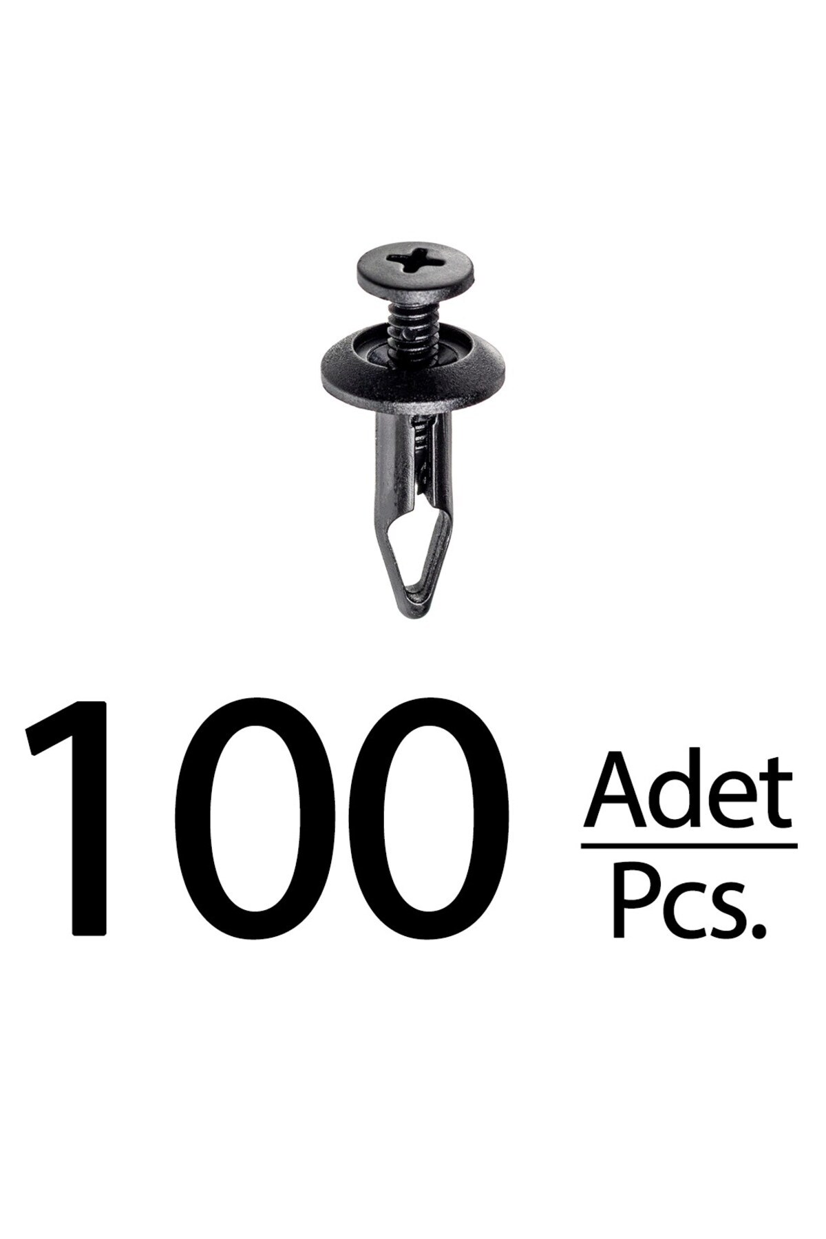 ALPHA AUTO PART Seat Ibiza Leon Volkswagen Toureg için Tampon Panjur Klips - 100 Adet