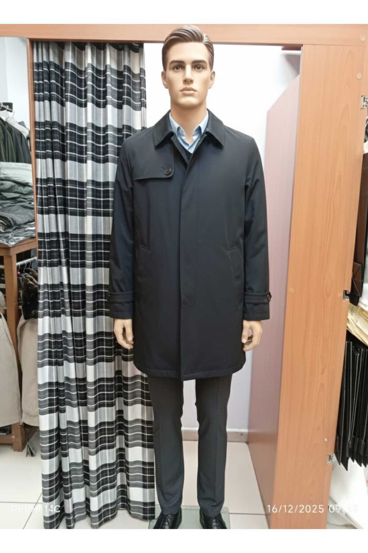 MESUT COLLECTİON MONTIERO TRENÇ KOT ( KUŞAKSIZ )