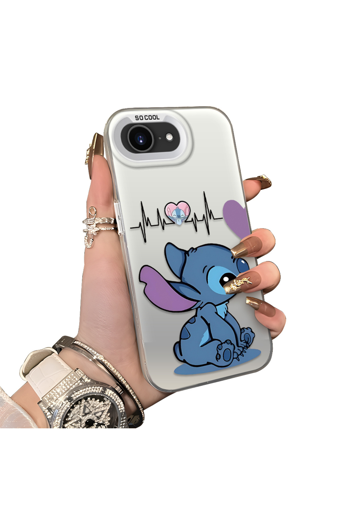 hard Acrylic Back Silicone Edge Lens Protection Case Compatible with iPhone 16e/17e