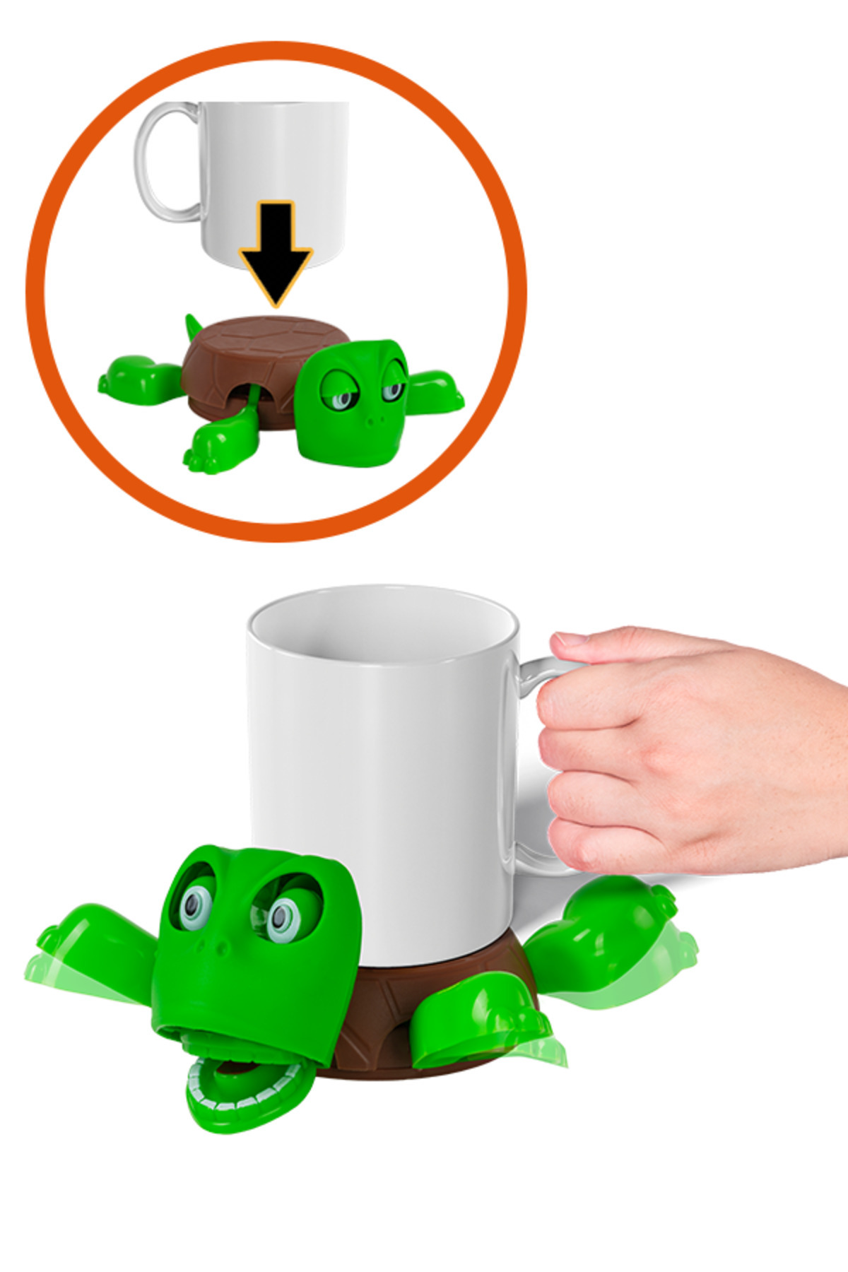 Forever Kamlumbağa Bardak Altlığı - Yeşil