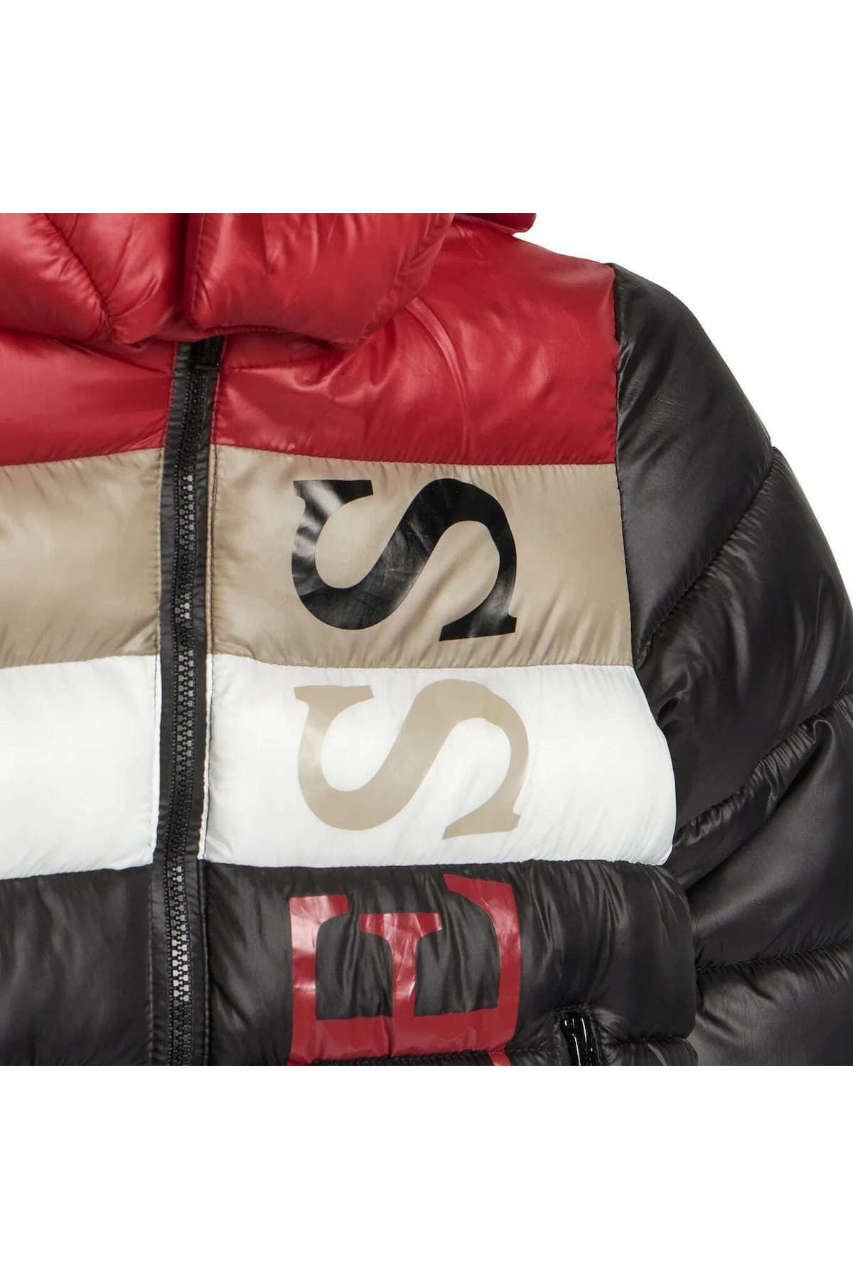 Guess HOODED PADDED LS PUF fotoğrafı 4 (önizleme)