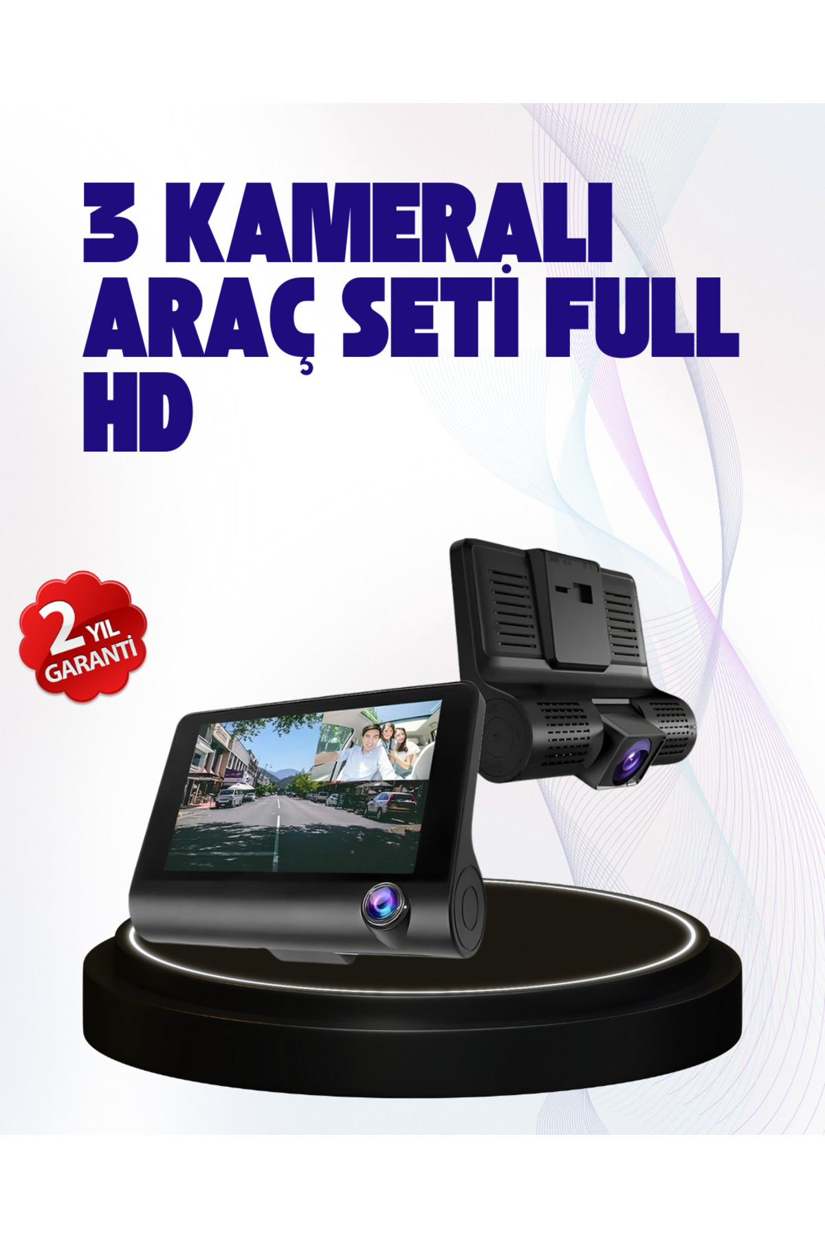 ZERO LAND 1613759751 170° Geniş Açılı Araç Kamerası – 4.0” IPS Ekranlı Full (145937) HD DVR