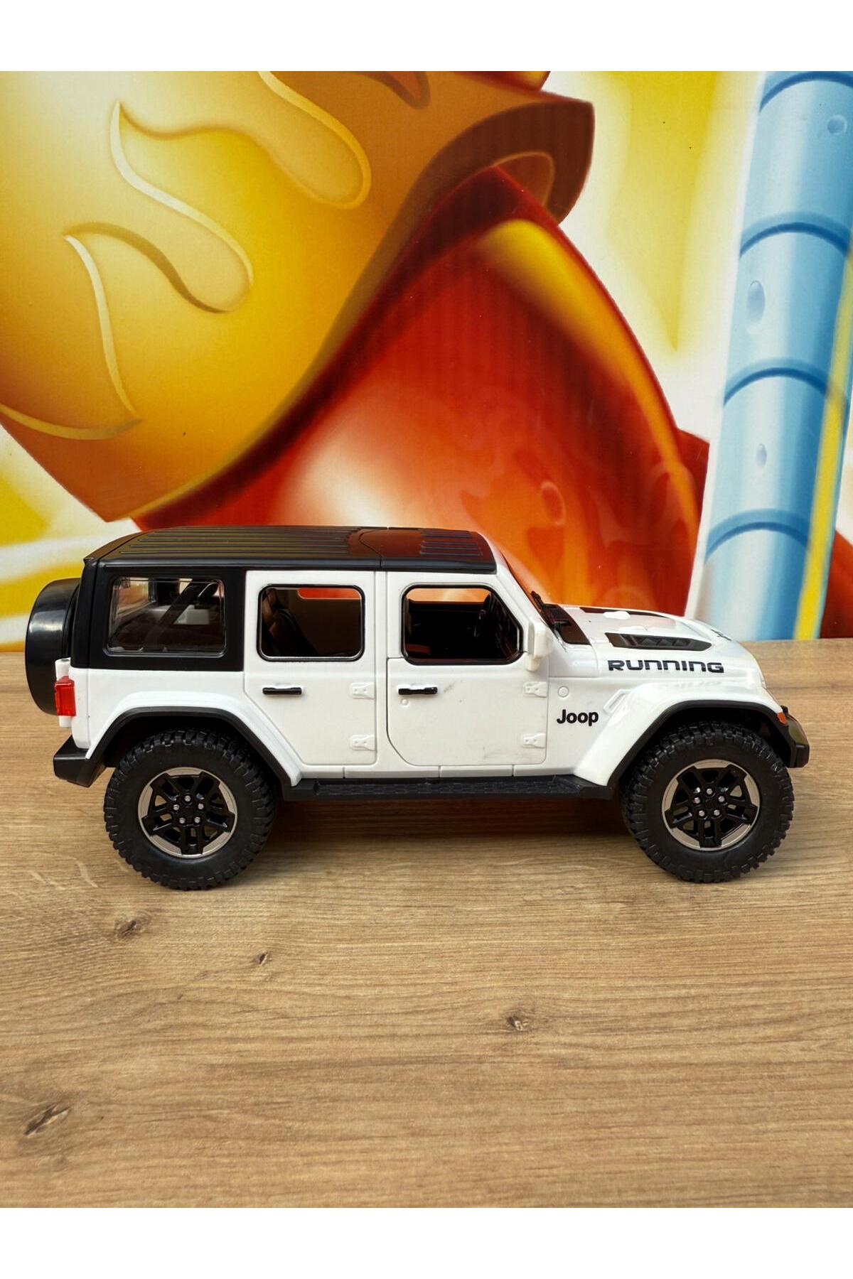 scntoys Sürtmeli Sesli Işıklı Müzikli JEEP Model Araba Kapılar