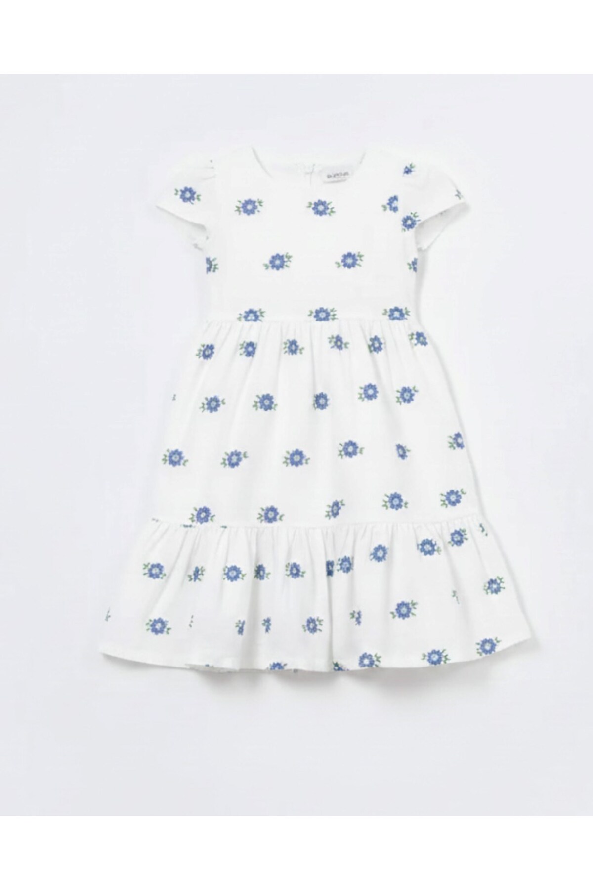 Ege Bebek Kız Çocuk Keten Bolerolu Askılı Çiçekli Elbise, 2-10 Yaş Çiçekli Bayramlık Elbise fotoğrafı 6 (önizleme)