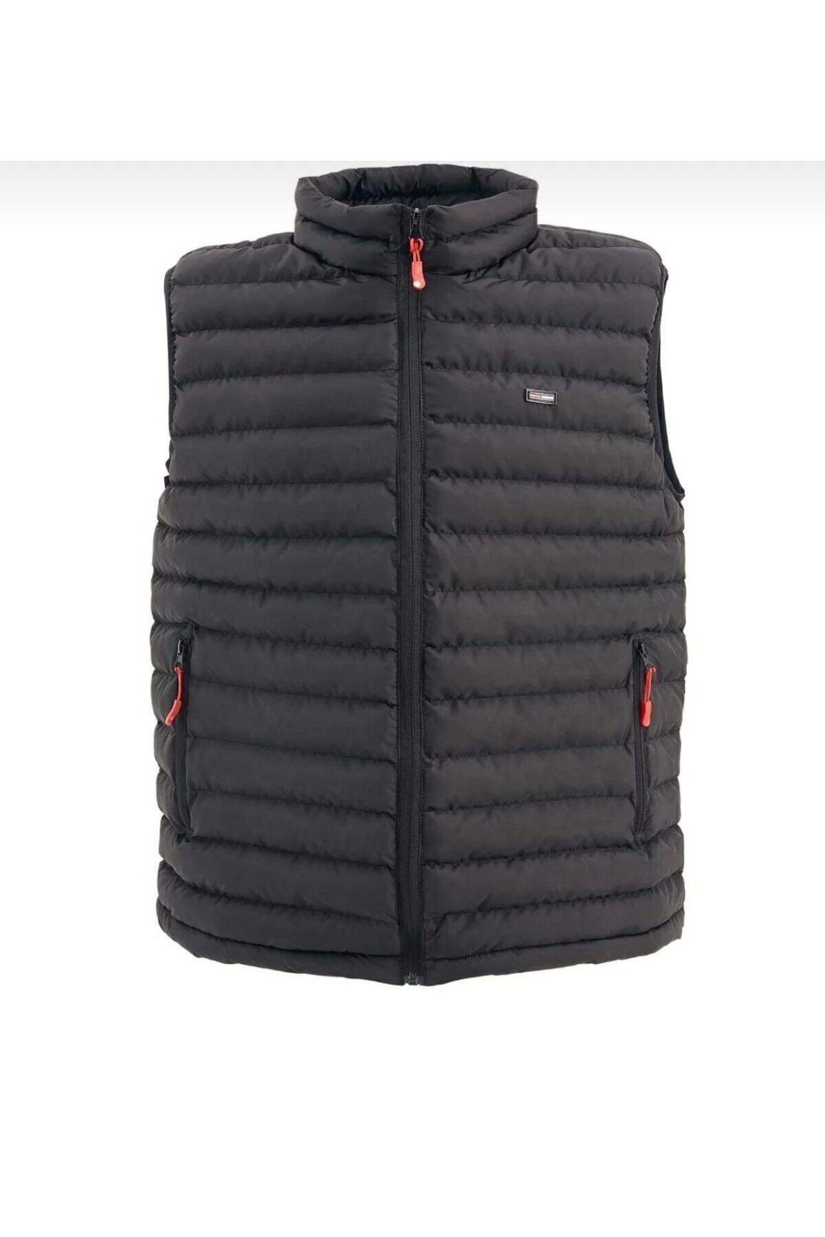 Modonwear  Erkek Astarlı Su ve Rüzgar Geçirmez Regular Fit Siyah Şişme Yelek - Görsel 3