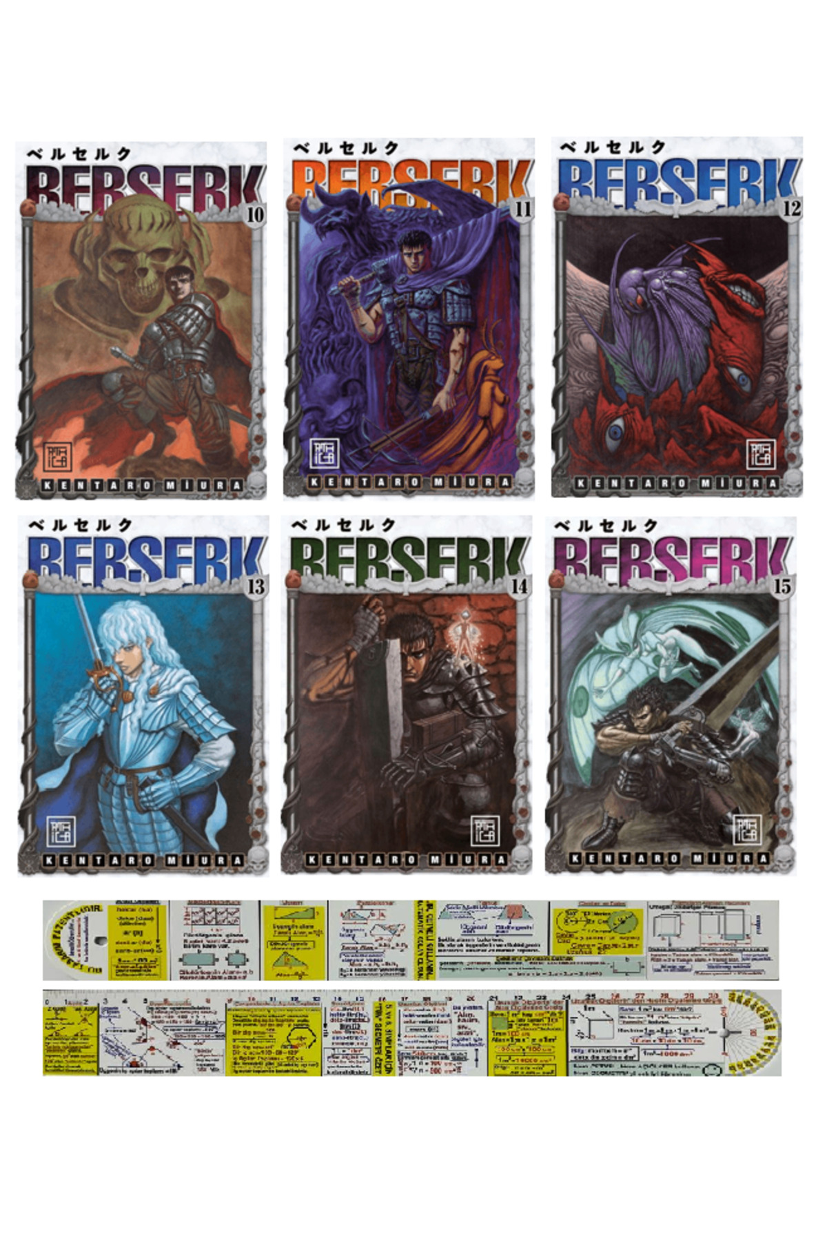 Destek Yayınları Berserk 10-11-12-13-14-15. Ciltler Manga Seti +