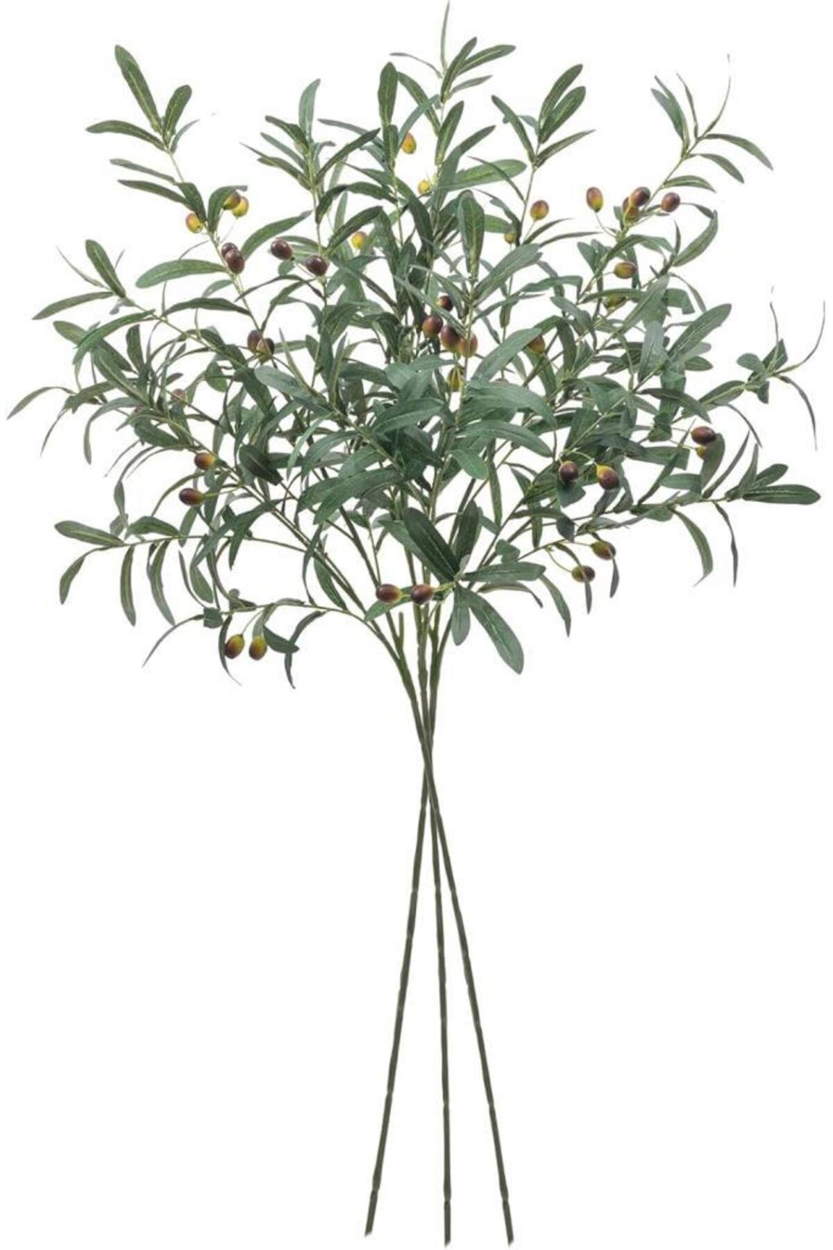 3-Piece Set Artificial Olive Branch Long Branch 85cm