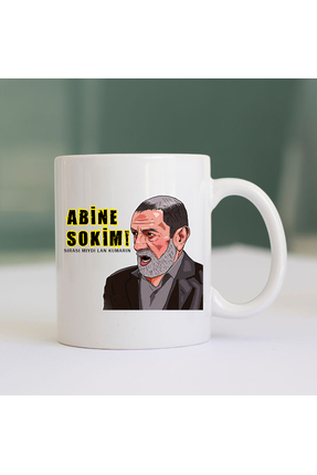 TAKIFİX Kolpaçino Sabri Abi Replik -Hediyelik Kupa Bardak- Baskılı Kupa Bardak