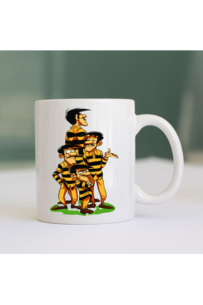 TAKIFİX Daltonlar Baskılı-Hediyelik Kupa Bardak-Baskılı Kupa Bardak