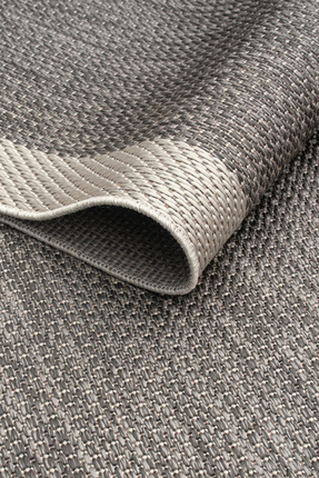 Santa Clara Krem Gri Sisal Makinede Yıkanabilir Desenli Halı Modern & Toz Tut...