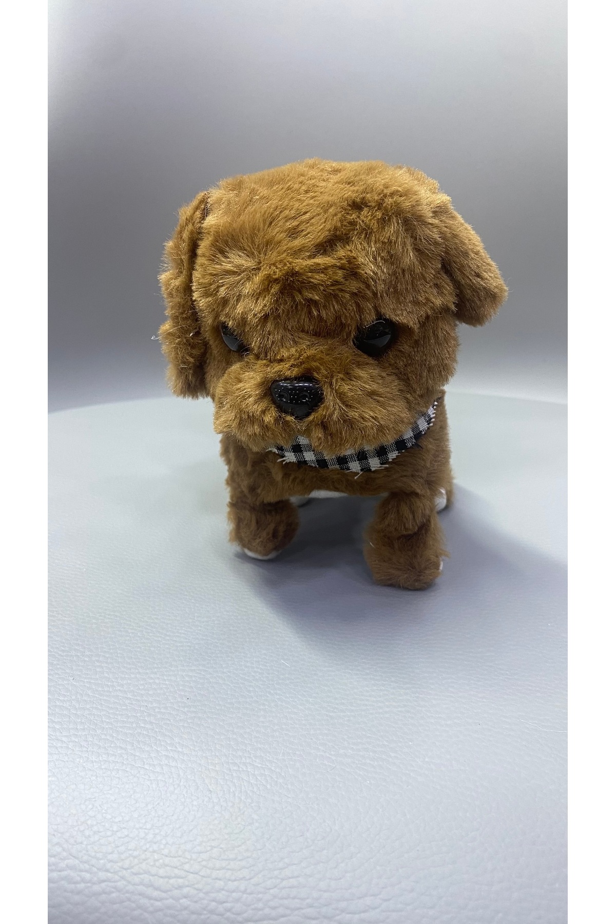 Magicway Sesli Havlayan Yürüyen Pilli Sevimli Oyuncak Peluş Köpek Emekleme Oyuncağı Arkadaşı Yürüteç fotoğrafı 6 (önizleme)