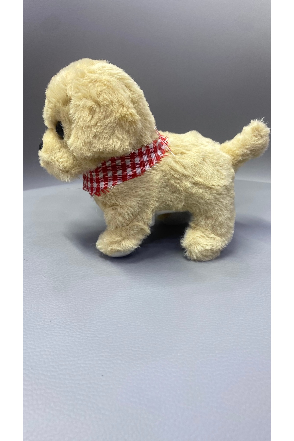 Magicway Sesli Havlayan Yürüyen Pilli Sevimli Oyuncak Peluş Köpek Emekleme Oyuncağı Arkadaşı Yürüteç fotoğrafı 5 (önizleme)