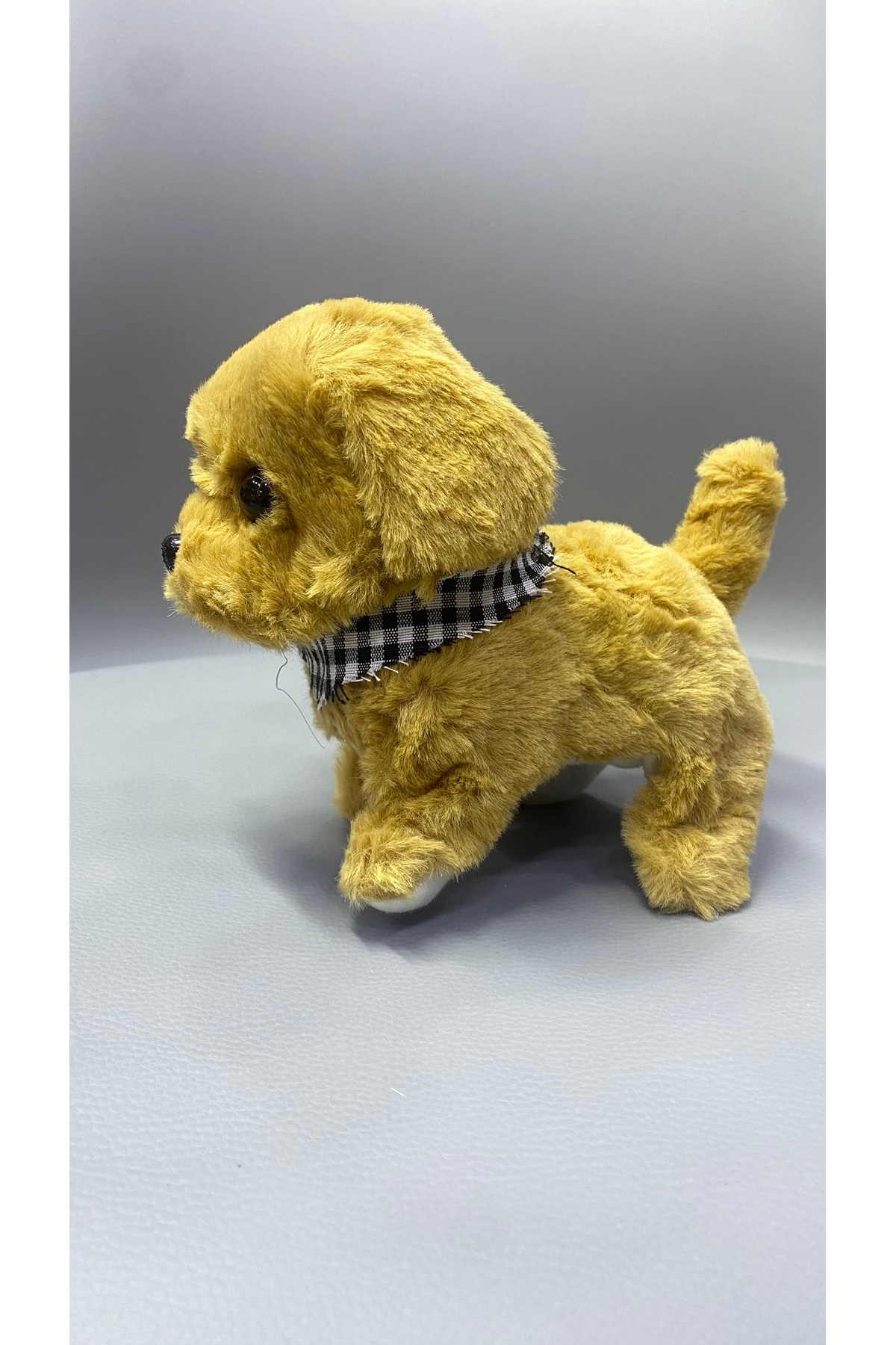 Magicway Sesli Havlayan Yürüyen Pilli Sevimli Oyuncak Peluş Köpek Emekleme Oyuncağı Arkadaşı Yürüteç fotoğrafı 3 (önizleme)