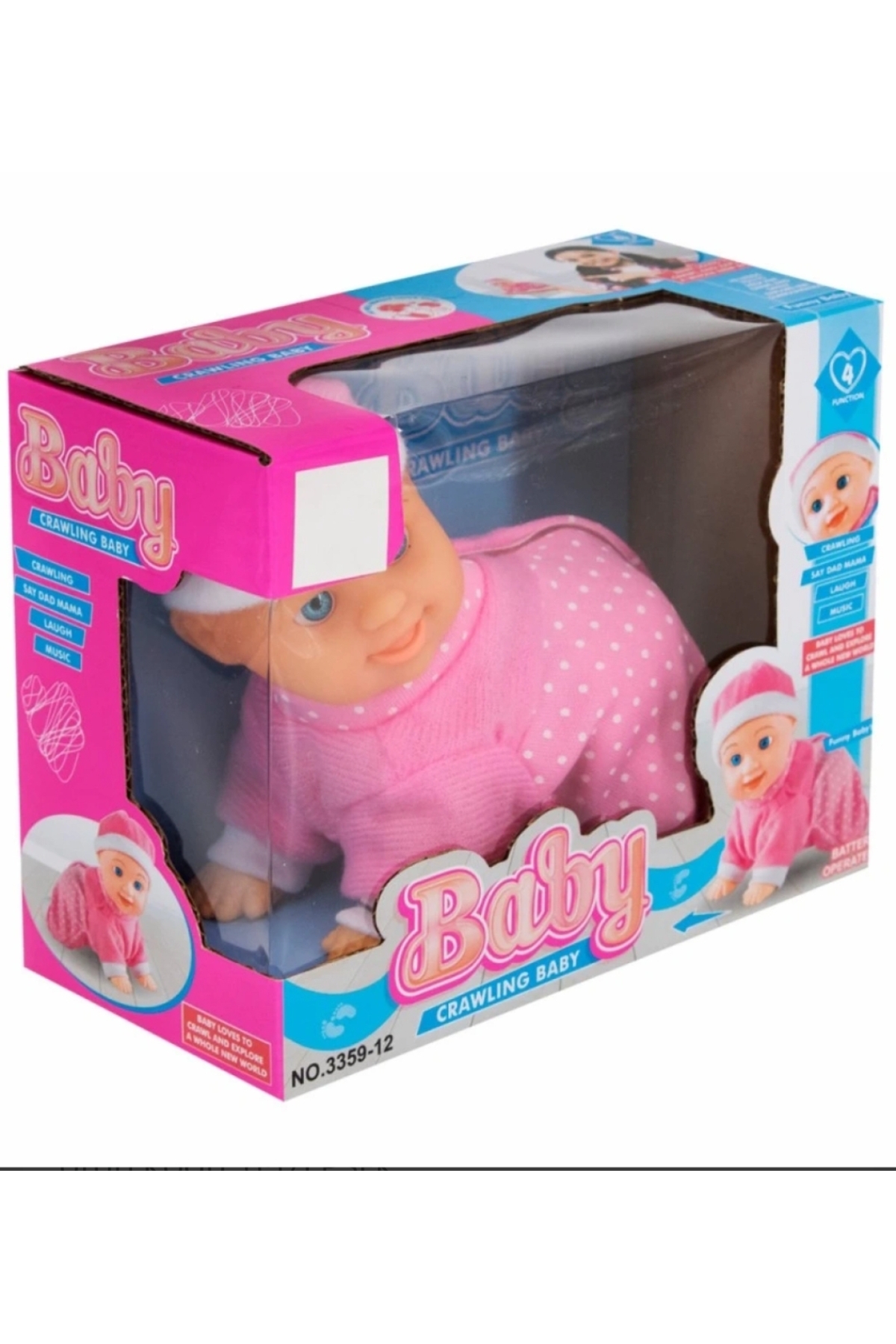 TOPROCKSTORE Emekleyen Oyuncak Bebek fotoğrafı 3 (önizleme)