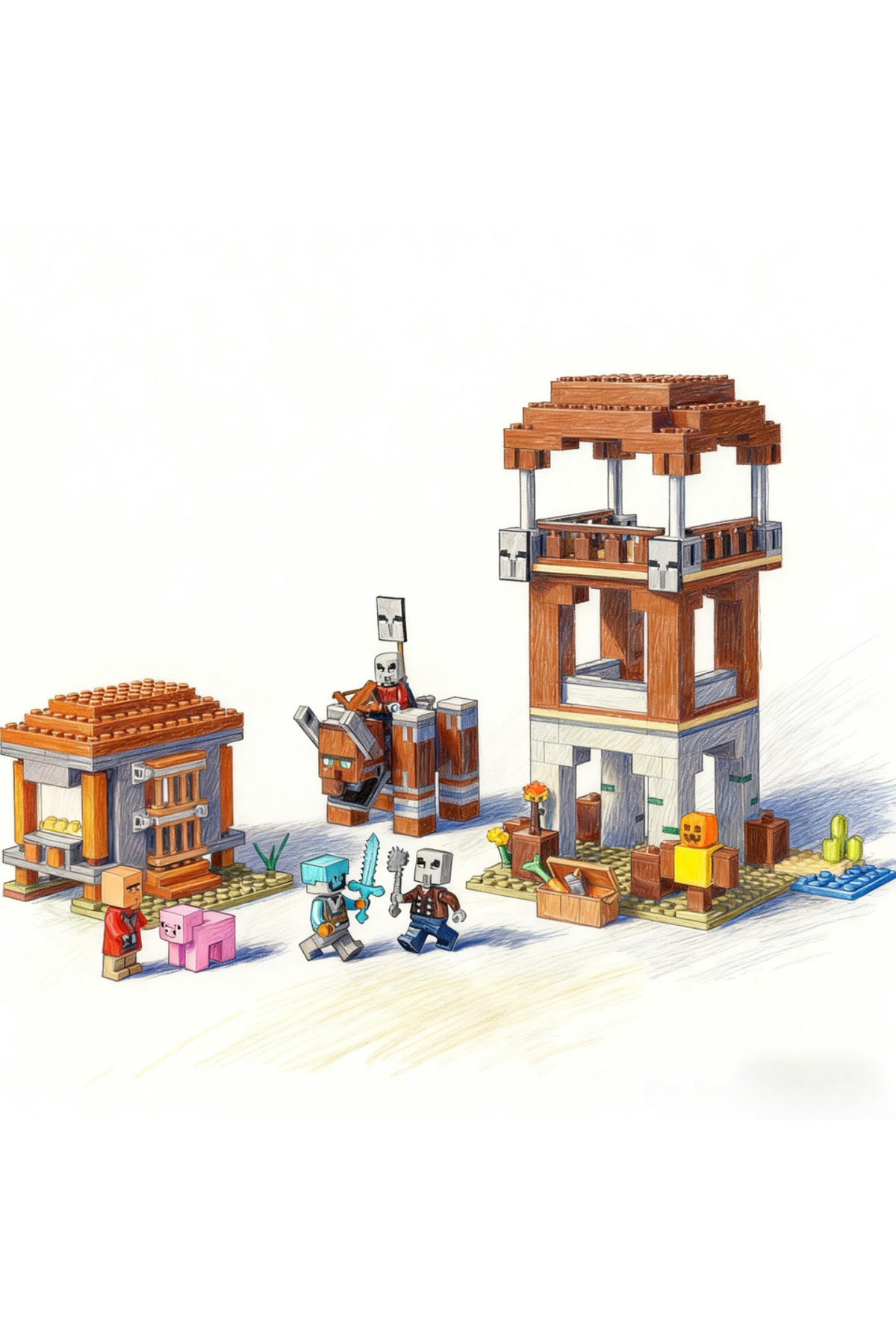 بستهٔ پیش‌فرض کاغذی دستی ۲۰۲۵ برای دکوراسیون اتاق ماجراجویی یا اتاق بازی Predator Outpost جدید مناسب است.