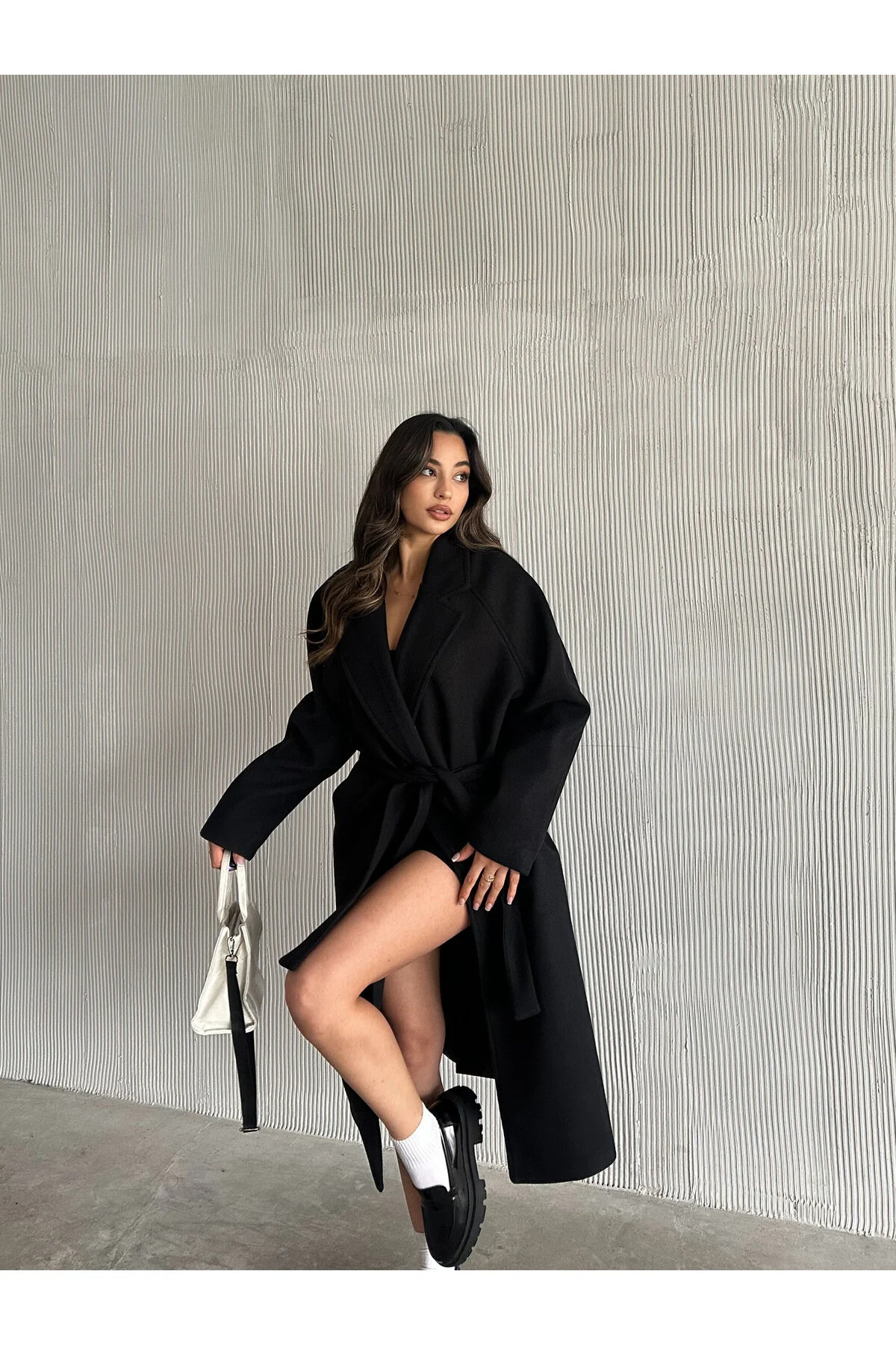 Modayıldızlar  MORENA PREMİUM DAİLY KAŞE KABAN YENİ SEZON - Görsel 5