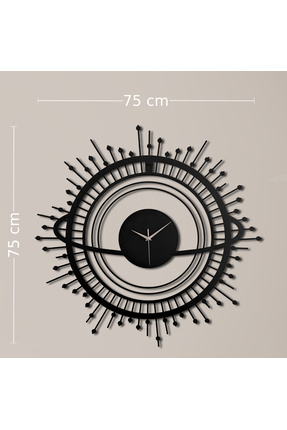 Viya Art Decor Modern Tasarım Metal Dekoratif Duvar Saati