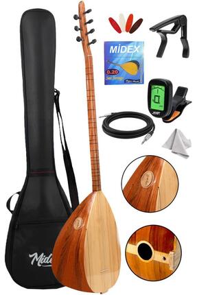 Yonka B-141U Uzun Sap Karaağaç Gövde Kaliteli Gürgen Sap Saz Bağlama Seti