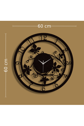 Viya Art Decor Modern Tasarım Metal Dekoratif Duvar Saati