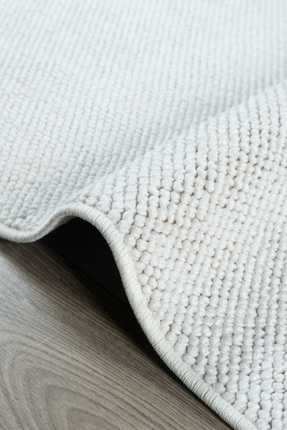 Lexa Beyaz İskandinav Bukle Dokuma Bohem Halı Yumuşak Dokulu Klasik Salon Kor...