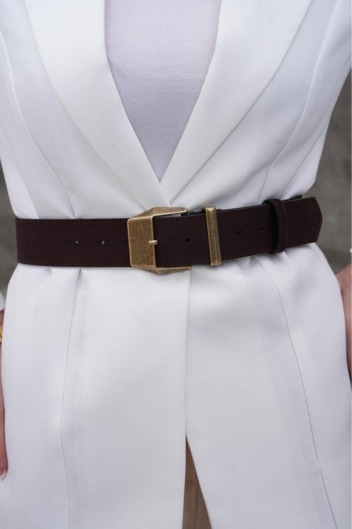 Antique Buckle Suede Women Belt Pants Belt Dress Belt Waist Belt Shirt Belt Jacket Belt