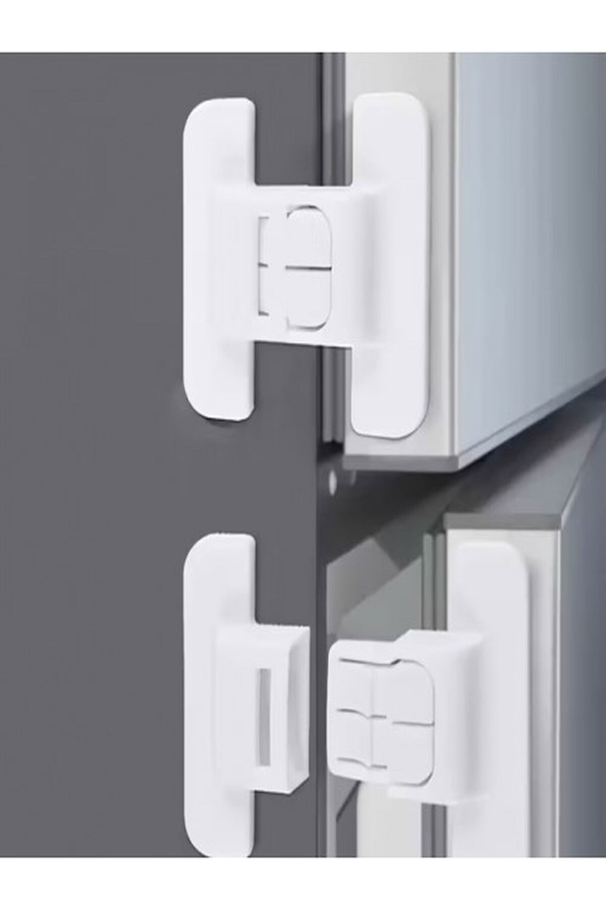 Özasya AVM 4 Adet Buzdolabı, Çekmece ve Dolap Kapağı Çocuk Kilidi fotoğrafı 4 (önizleme)