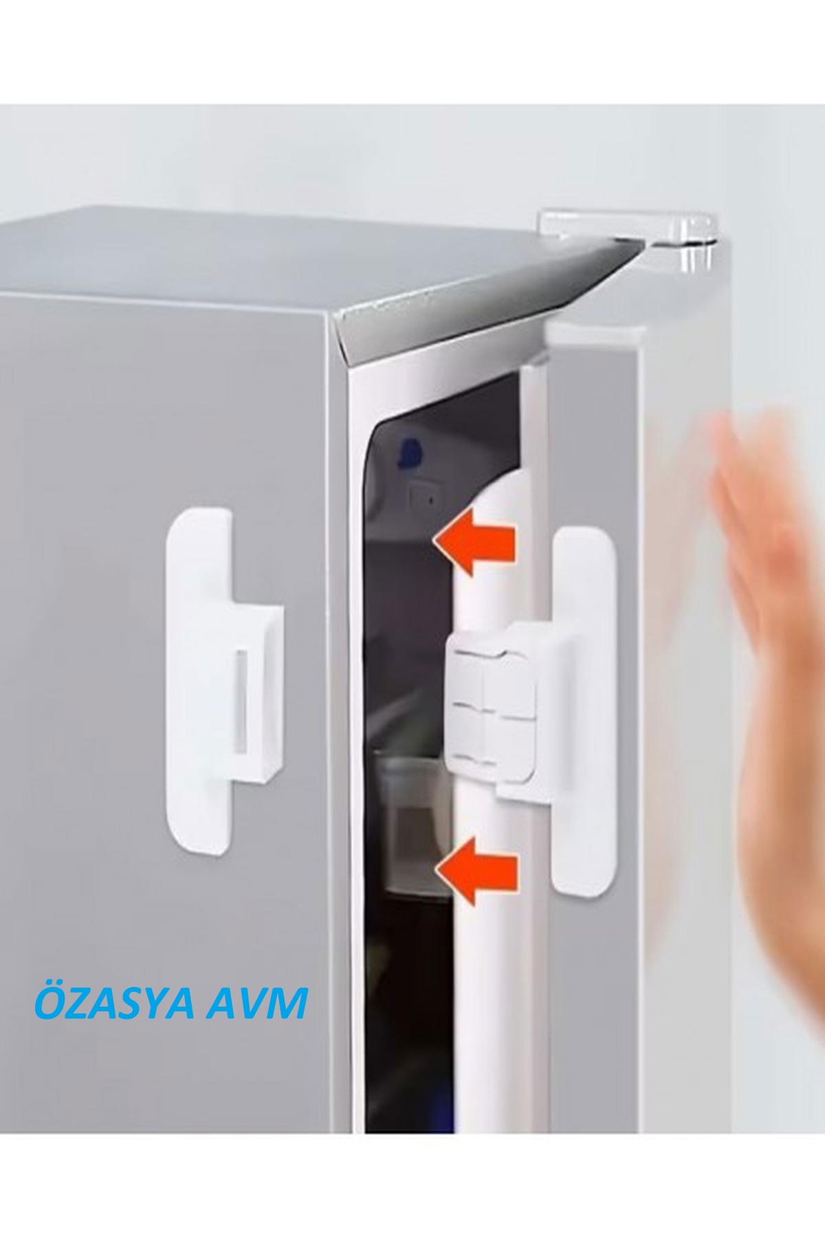 Özasya AVM 4 Adet Buzdolabı, Çekmece ve Dolap Kapağı Çocuk Kilidi fotoğrafı 3 (önizleme)