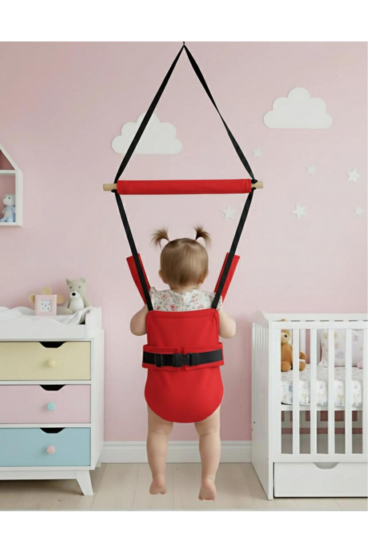 CKM Baby Hoppala Zıpzıp , Bebek Gelişimine Etkili , Yaylı Yüz Korumalı Bebek Salıncağı fotoğrafı 2 (önizleme)
