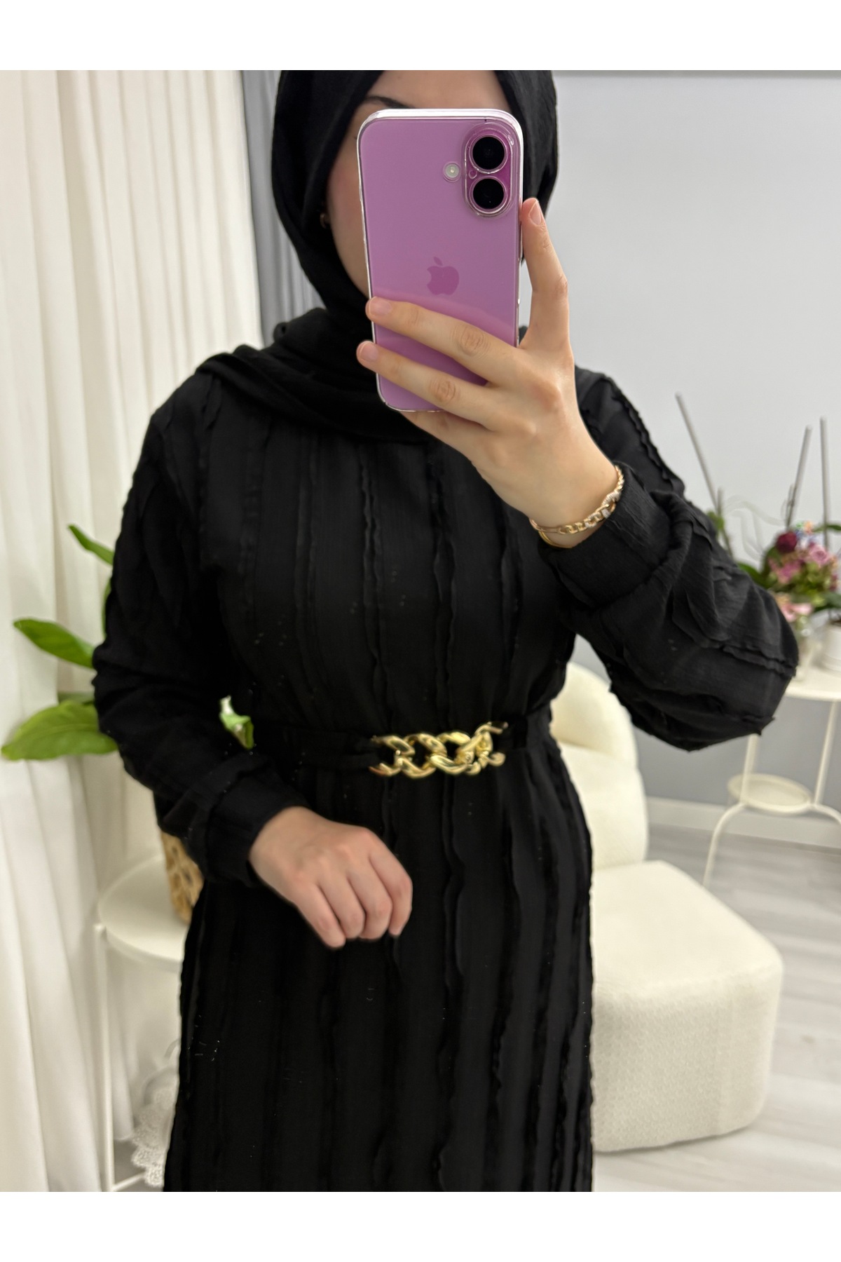 STİLSEN  TESETTÜR BOYDAN ELBİSE - Görsel 3