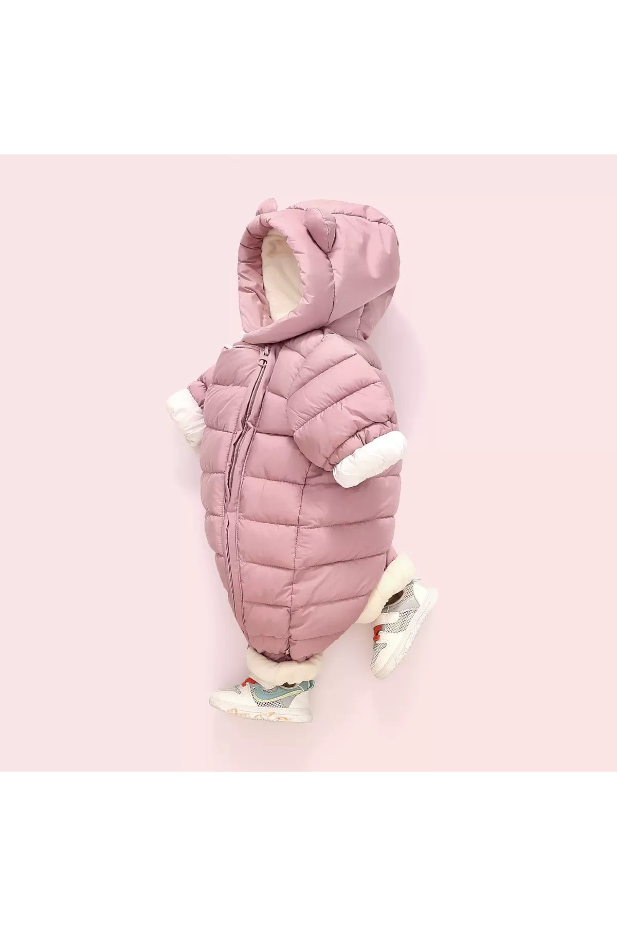 melisam.msg Kız Erkek bebek Kış Kalın Sevimli Tulum Mont fotoğrafı 2 (önizleme)