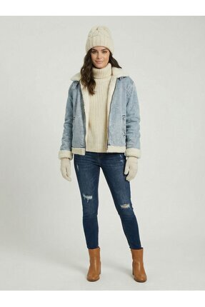 glozmen Kürklü Kot ceket – Kışlık, Sıcak ve Şık Tasarım