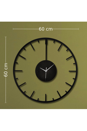 Viya Art Decor Modern Tasarım Metal Dekoratif Duvar Saati