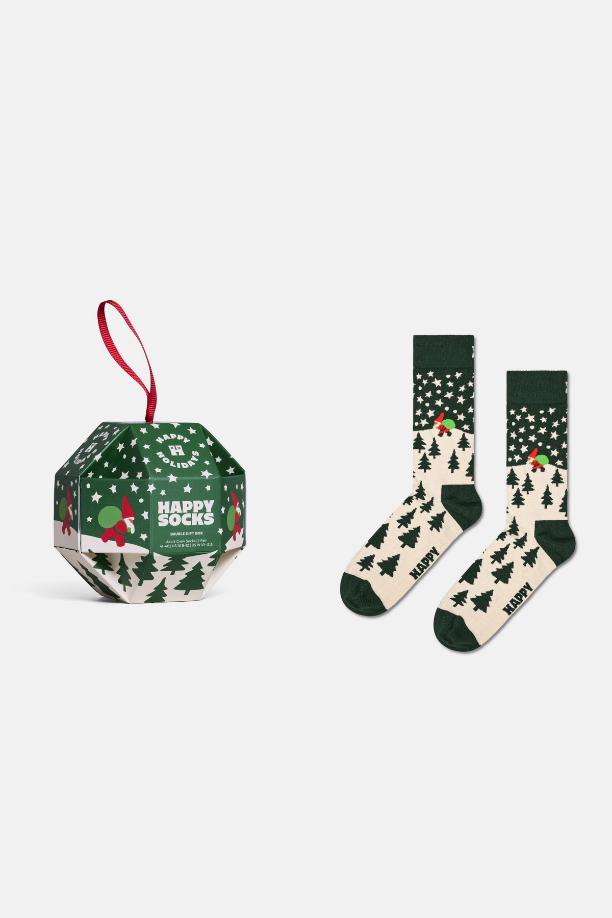 Happy Socks - 1'li Kar Küresi Çorap Hediye Seti