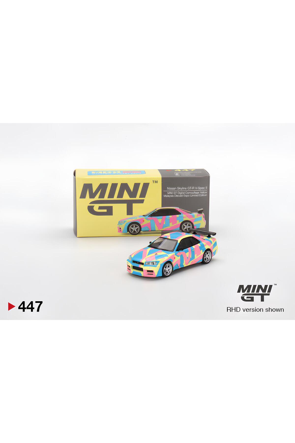 TOYTOPIA MİNİ GT Nissan Skyline GT-R (R34)V-Spec ll MINI GT