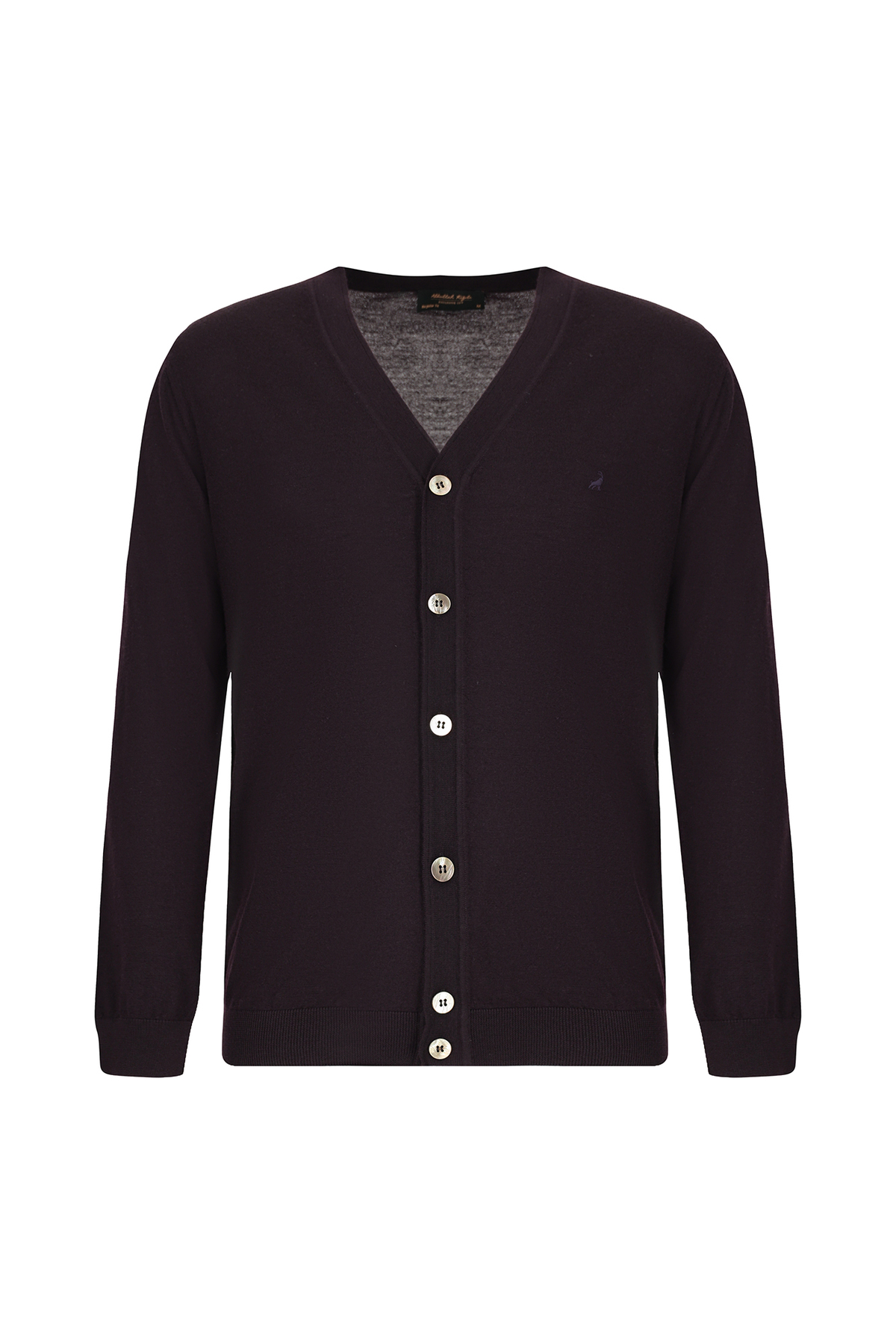 کیگیلی ژاکت بافتنی پشمی یقه هفت دکمه‌دار سایز معمولی