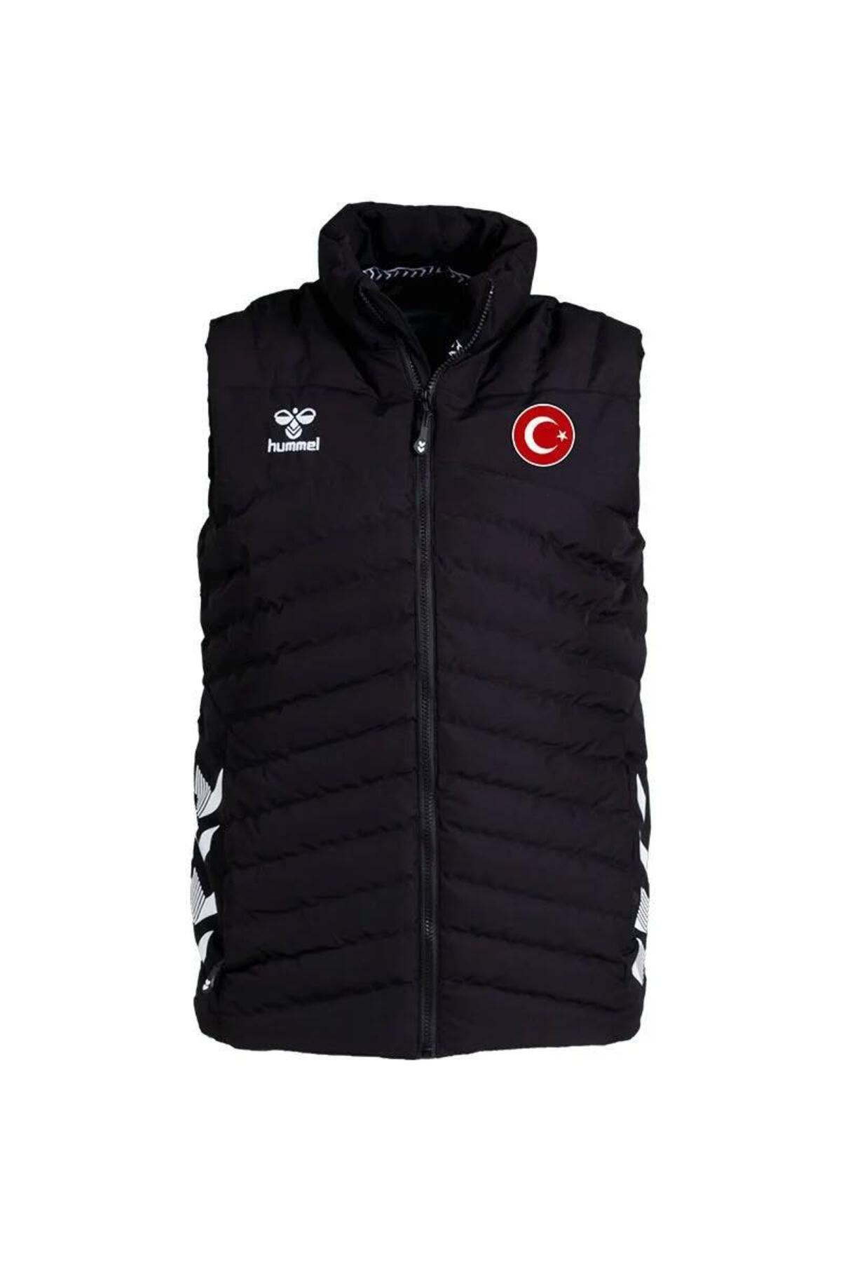 جلیقه برنده تیم ملی مشکی هامل جلیقه اسپرت hummel