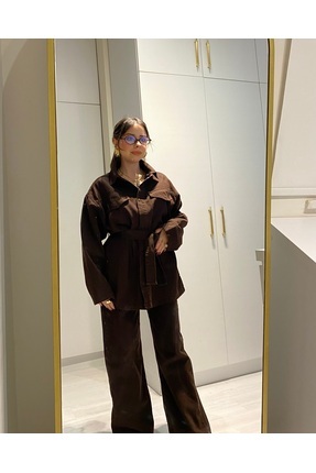 EMOŞŞBUTİK Denim Oversize Premium Ceket Pantolon Takım