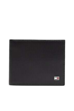 Tommy Hilfiger TH Flag Mini Kredi Kartı Erkek Siyah Cüzdan AM0AM13958BDS