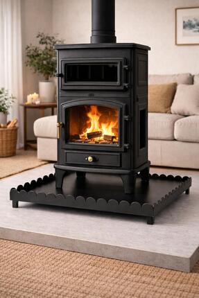 Demir Şömine Soba Altlığı 75cm x 75cm