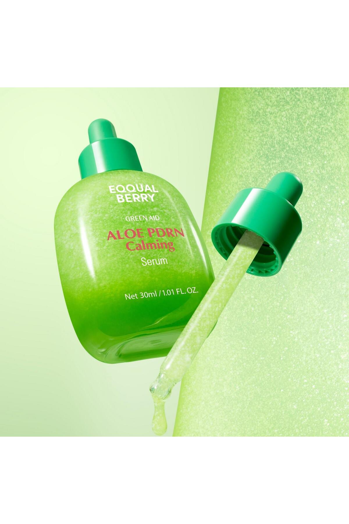 Aloe PDRN Calming Serum – Hassas ve Akneye Eğilimli Ciltler için Yatıştırıcı ve Onarıcı — EQ01ALOE — تصویر 2 از 3