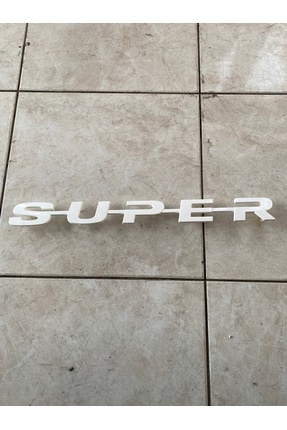 KOÇKAR BEYAZ SUPER YAZI PLASTİK ORJİNAL AYAKLI TIRNAKLI