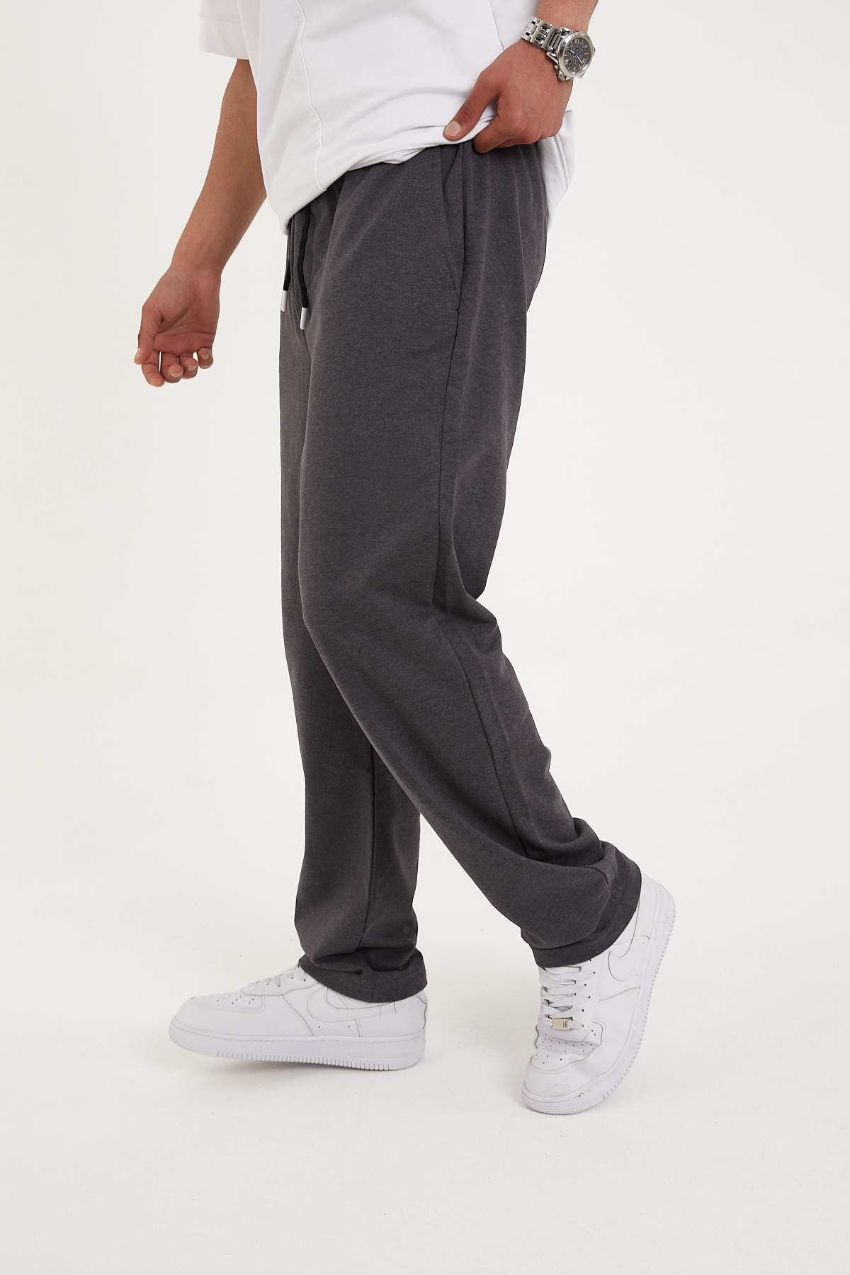 Pavotti  Erkek Baggy İki İplik Eşofman Altı Ekonomik 4 lü Paket (( Geniş Kalıp )) - Görsel 4